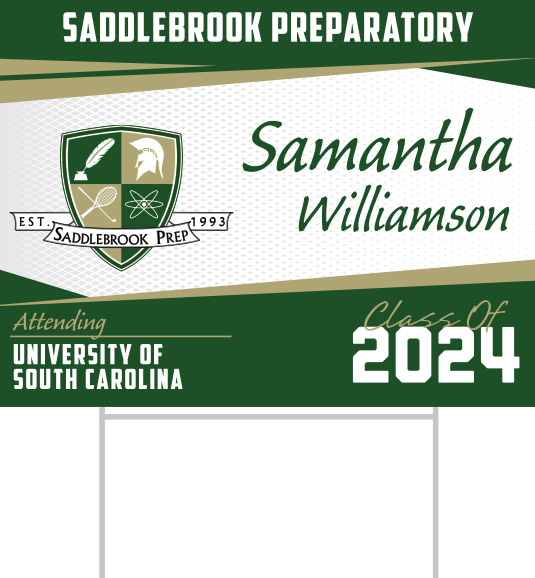Saddlebrook Prep Yard Sign